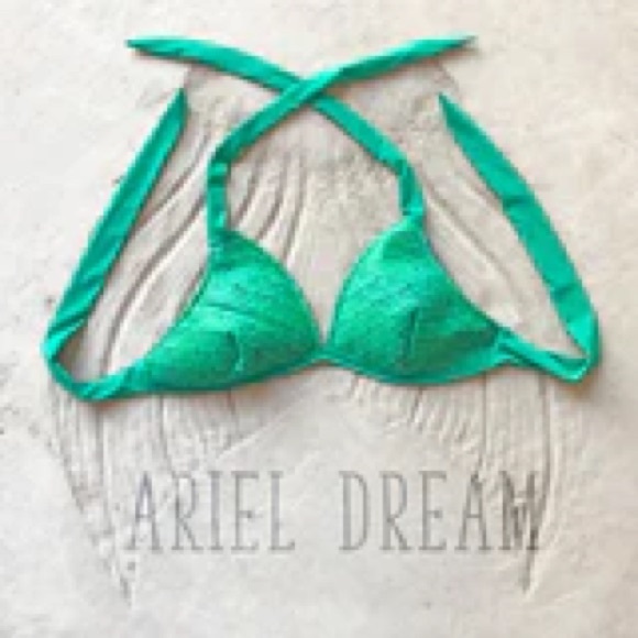 Retired Finfolk Productions Fabric Mermaid Scale Top- Ariel Dream - Picture 6 of 7